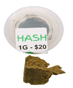 1G of Hash! (Super compressed Keef, great for joints and bowls!)